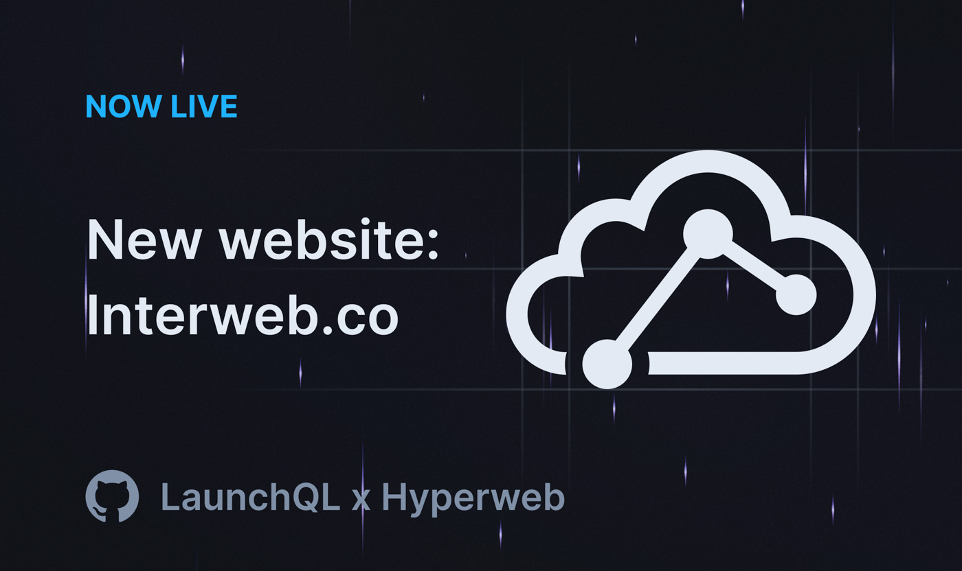 Interweb Infrastructure for all generations of the Web